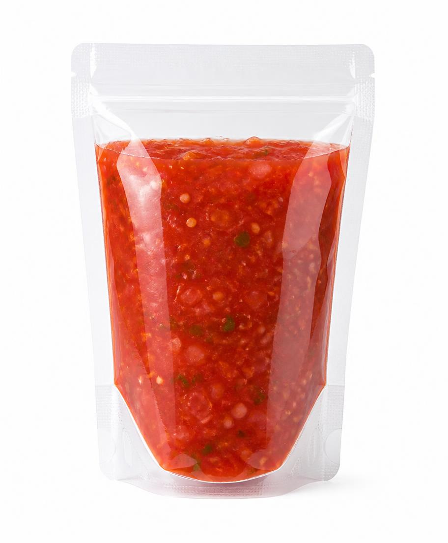 Salsa en presentación Bolsa 200 ml